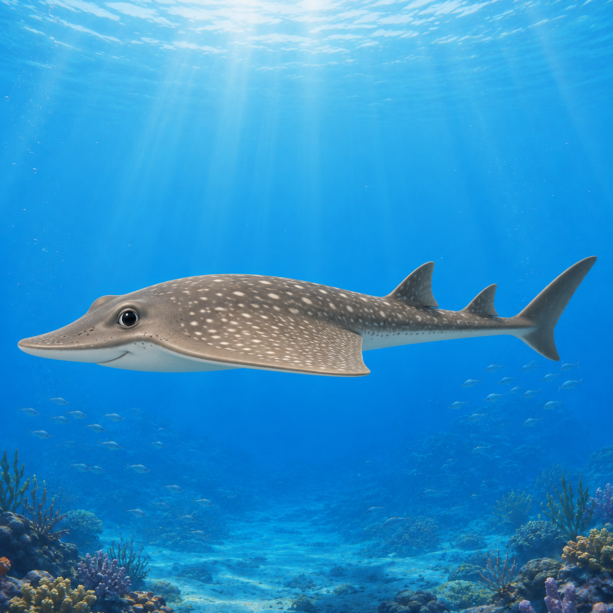 Guitarfish side profile
