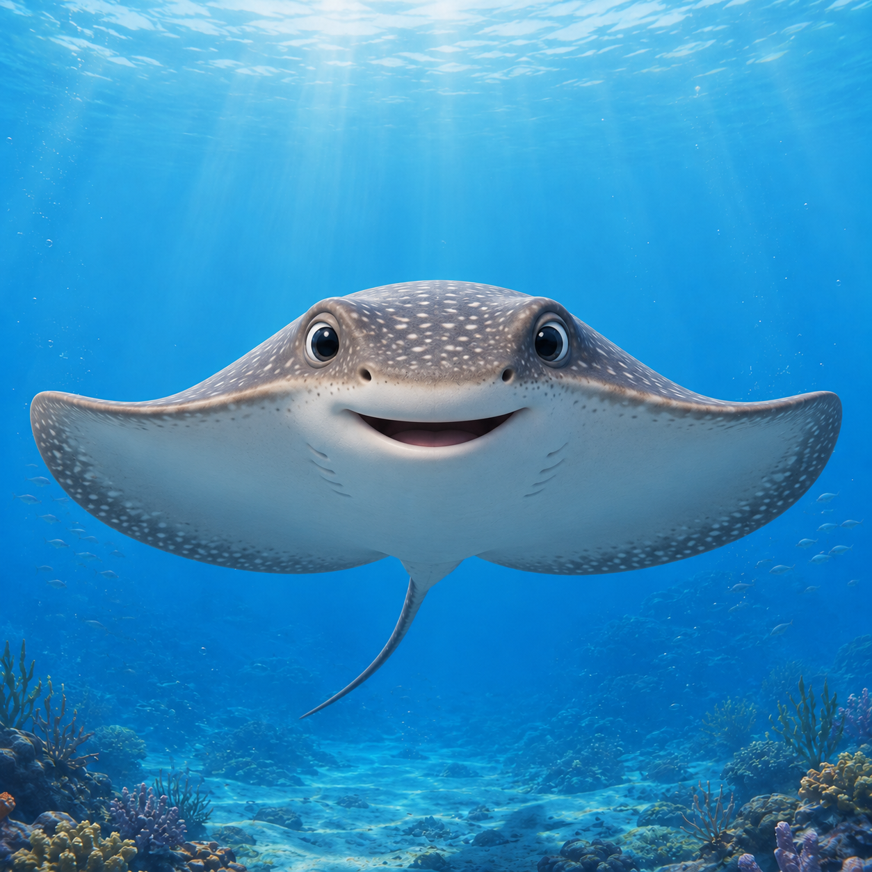 Southern Stingray front view