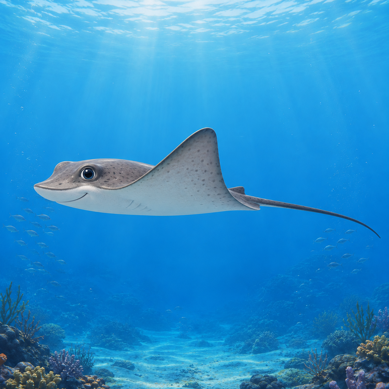 Southern Stingray side profile