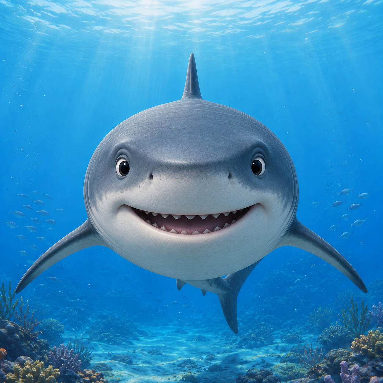 Bull Shark front view