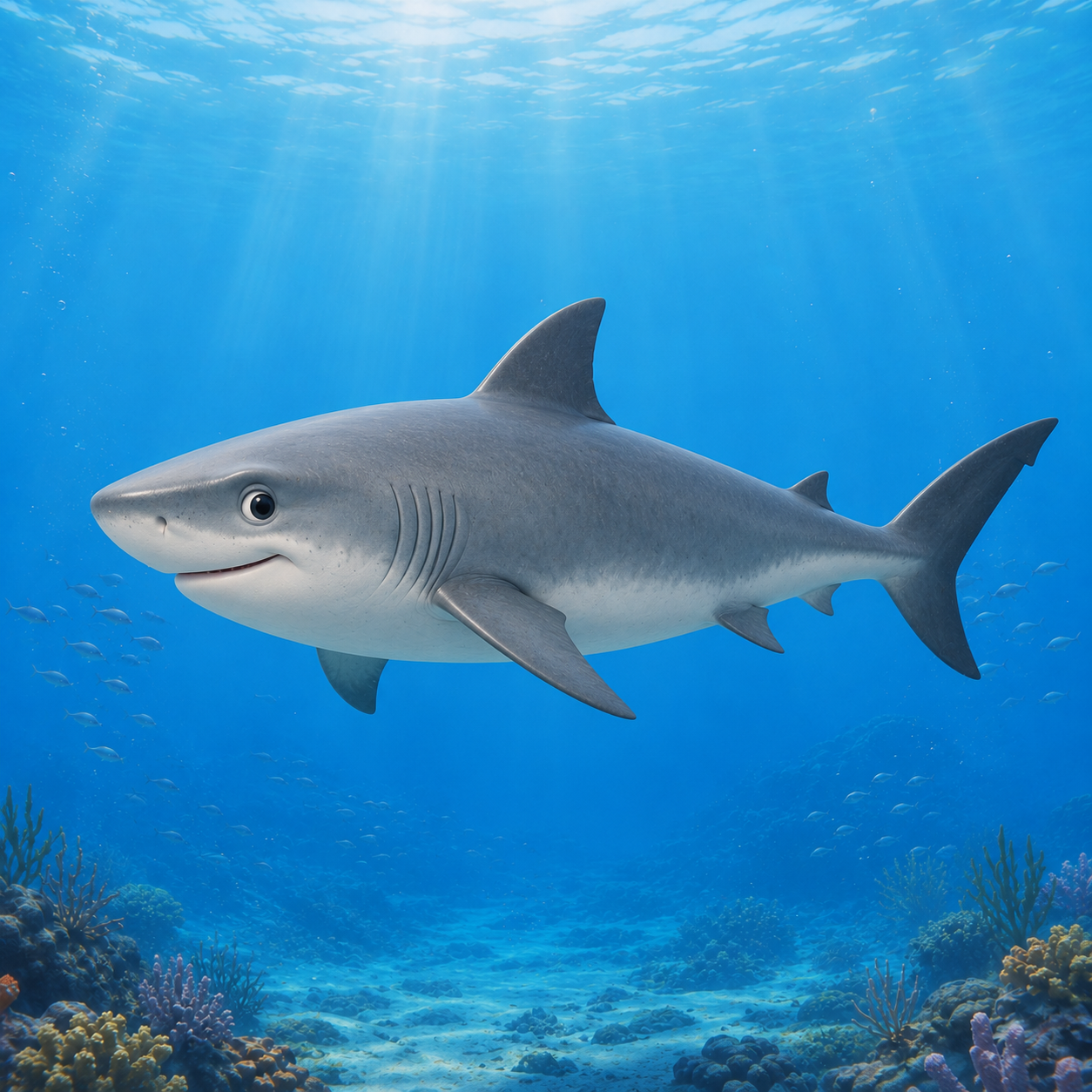Bull Shark side profile