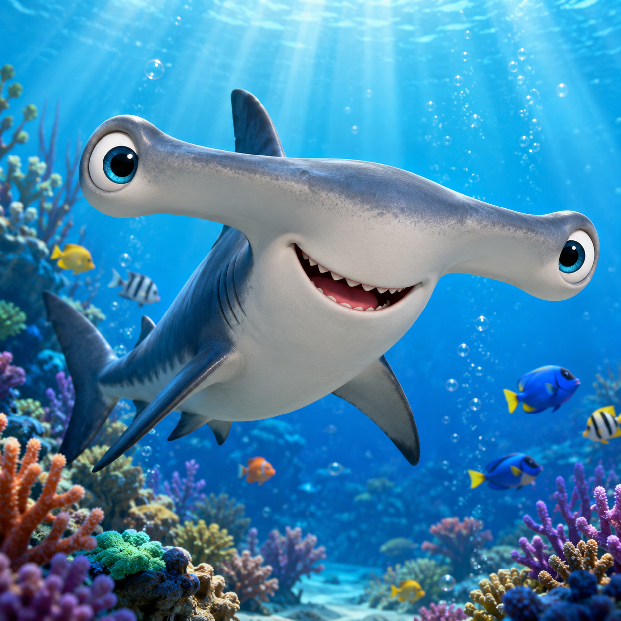 Hammerhead Shark front view