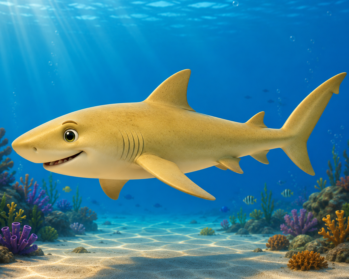 Lemon Shark side profile