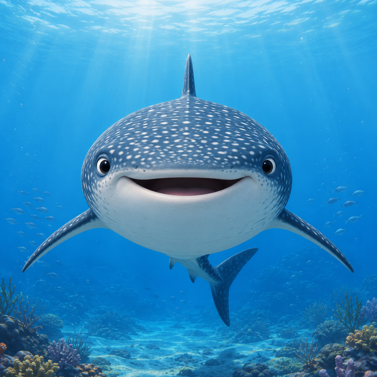 Whale Shark front view